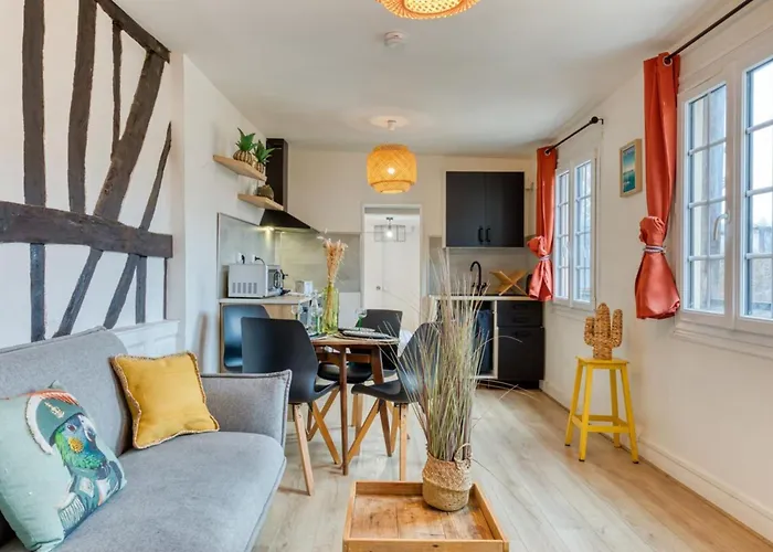 Appartement F2 Sur Cour Calme En Centre Rouen